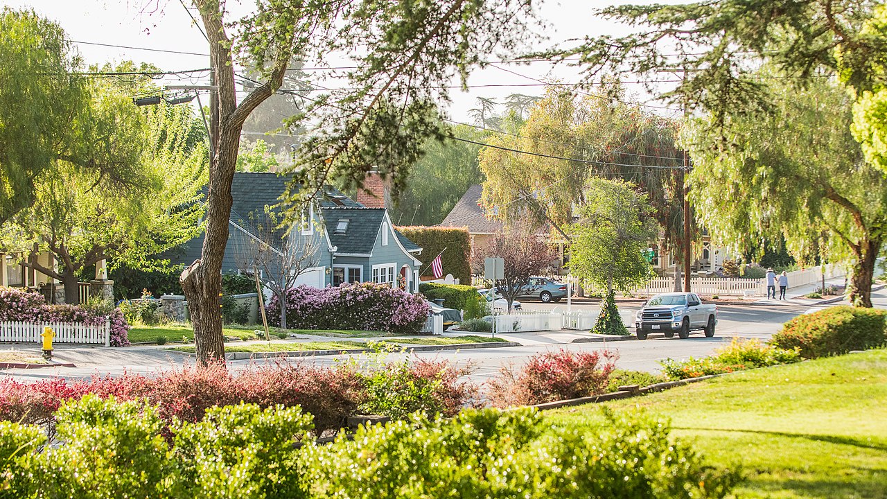 Historic neighborhood in Escondido, California